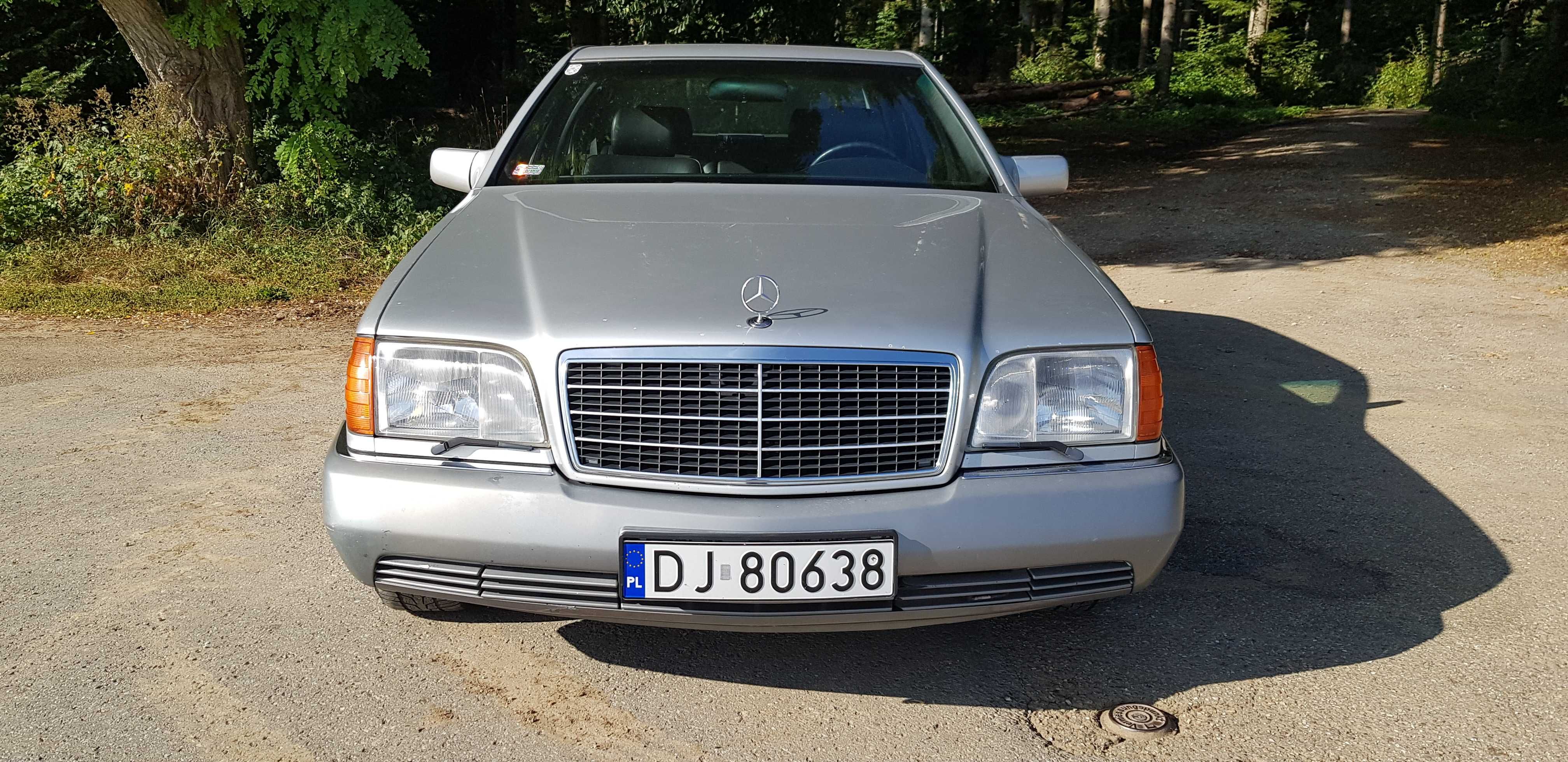 Mercedes 300SE W140  srebny, tapicerka skórzana, automat.