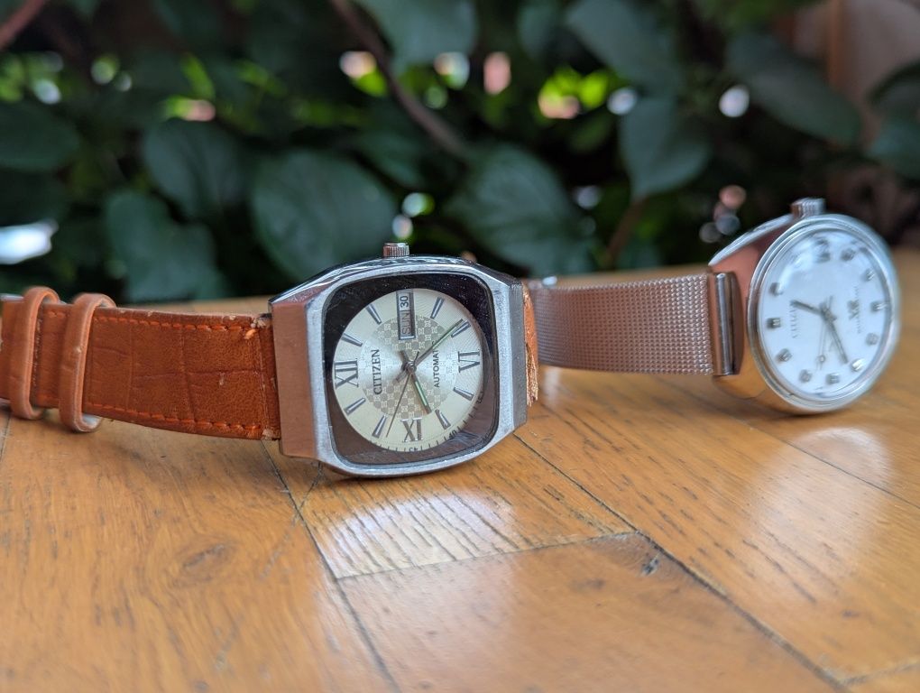 Zegarki Citizen Eagle 7 VINTAGE automatyczne, uszkodzone pasek.
