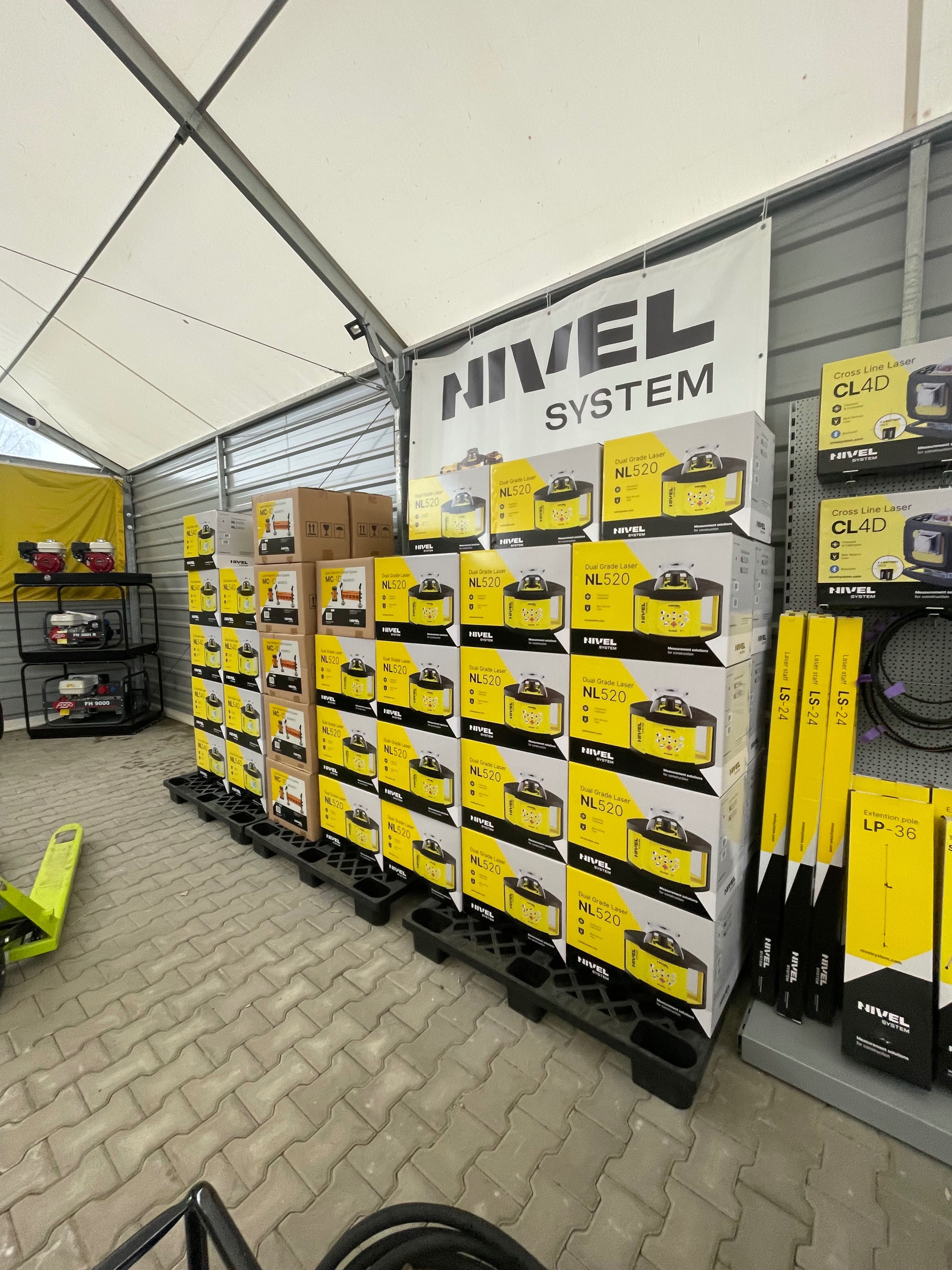 Niwelator laser. Nivel System NL520 DIGITAL RD700 Statyw,łata, nowy FV