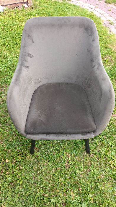 Elegancki fotel butelkowa zieleń