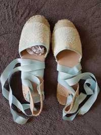 Espadryle r.38 Baby blue