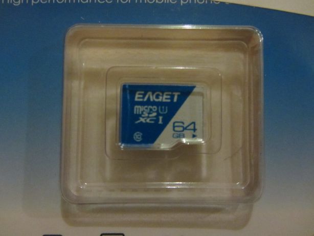 EAGET 64GB UHS-1 класс 10 карта памяти microSD XC 64 Гб