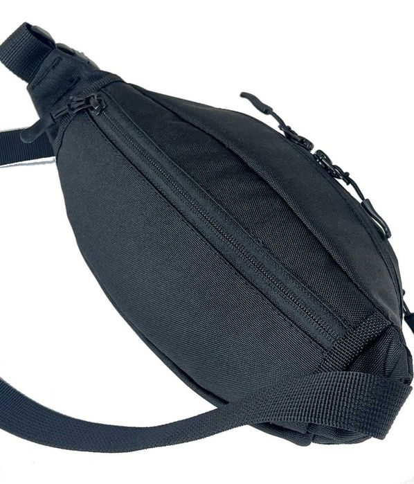 Сумка-бананка Adidas Cordura, чорна 1000D