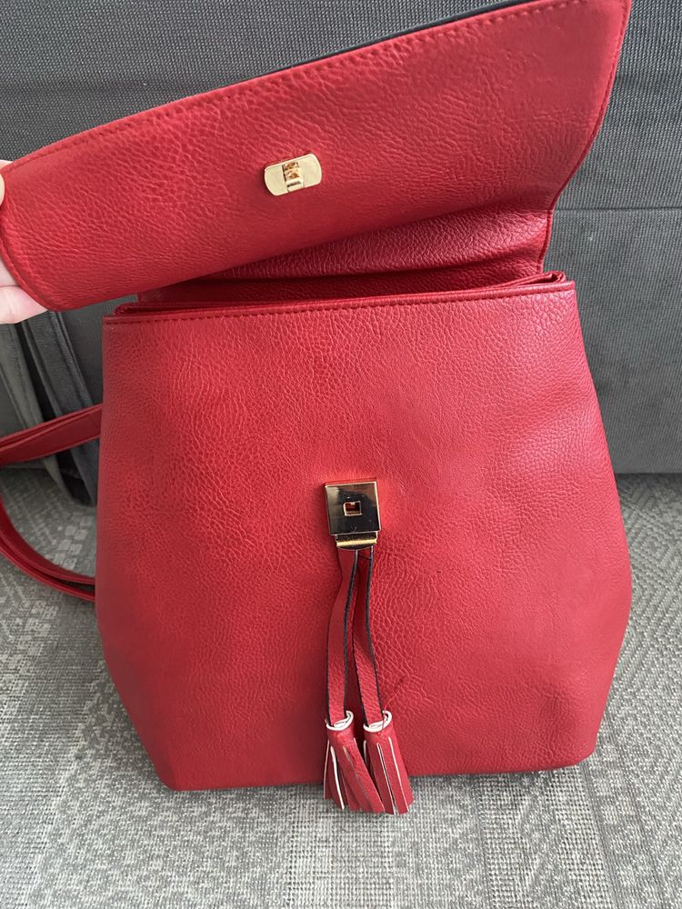 Czerwony plecak Kelly - nowy