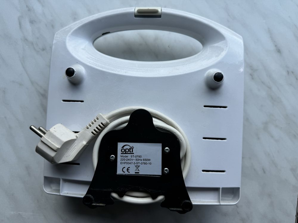 Biały toster opti, moc: 650w