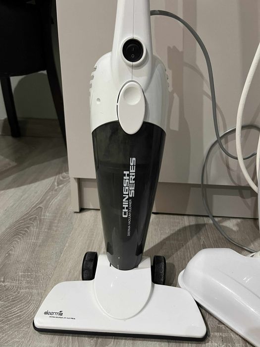 Zestaw odkurzacz i myjka parowa do podłogi