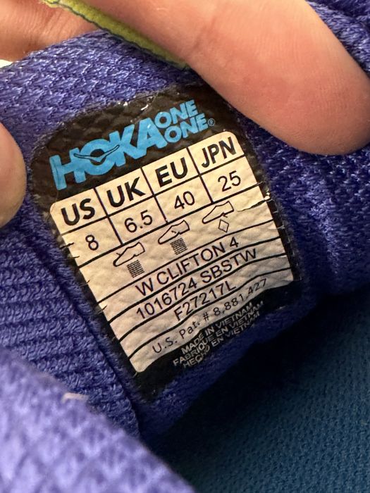 Розмір 40 25 см Бігові кросівки Hoka One One Clifton Оригінал