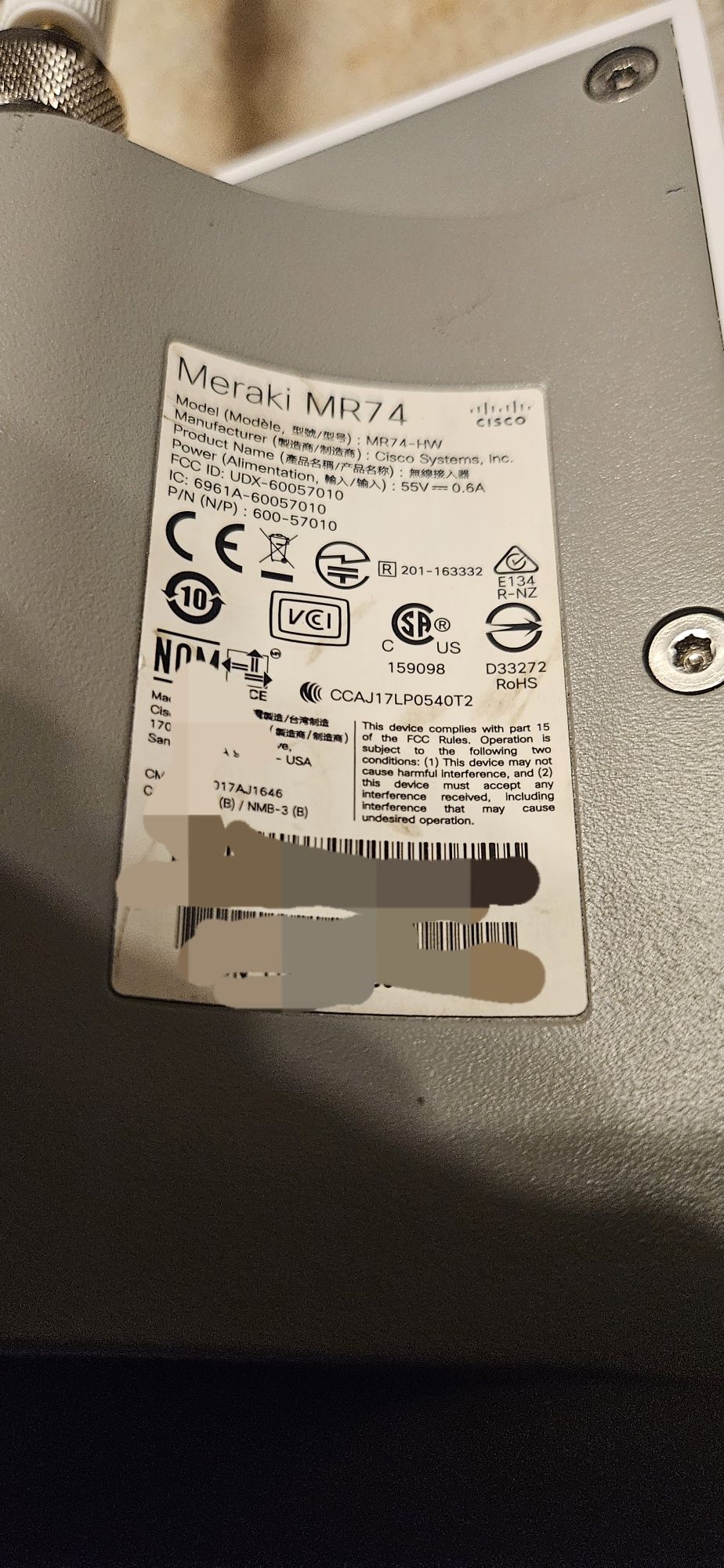 Cisco Meraki MR74 OpenWrt