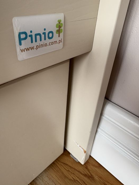 Łóżko dla dziecka Pinio Marsylia 160x70 z materacem, szufladą,barierką