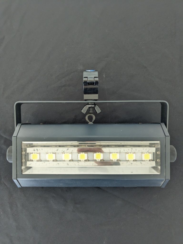 Set de 3 strobes eurolit LED DMX: 2 COB PRO White + 1 COB PRO RGB