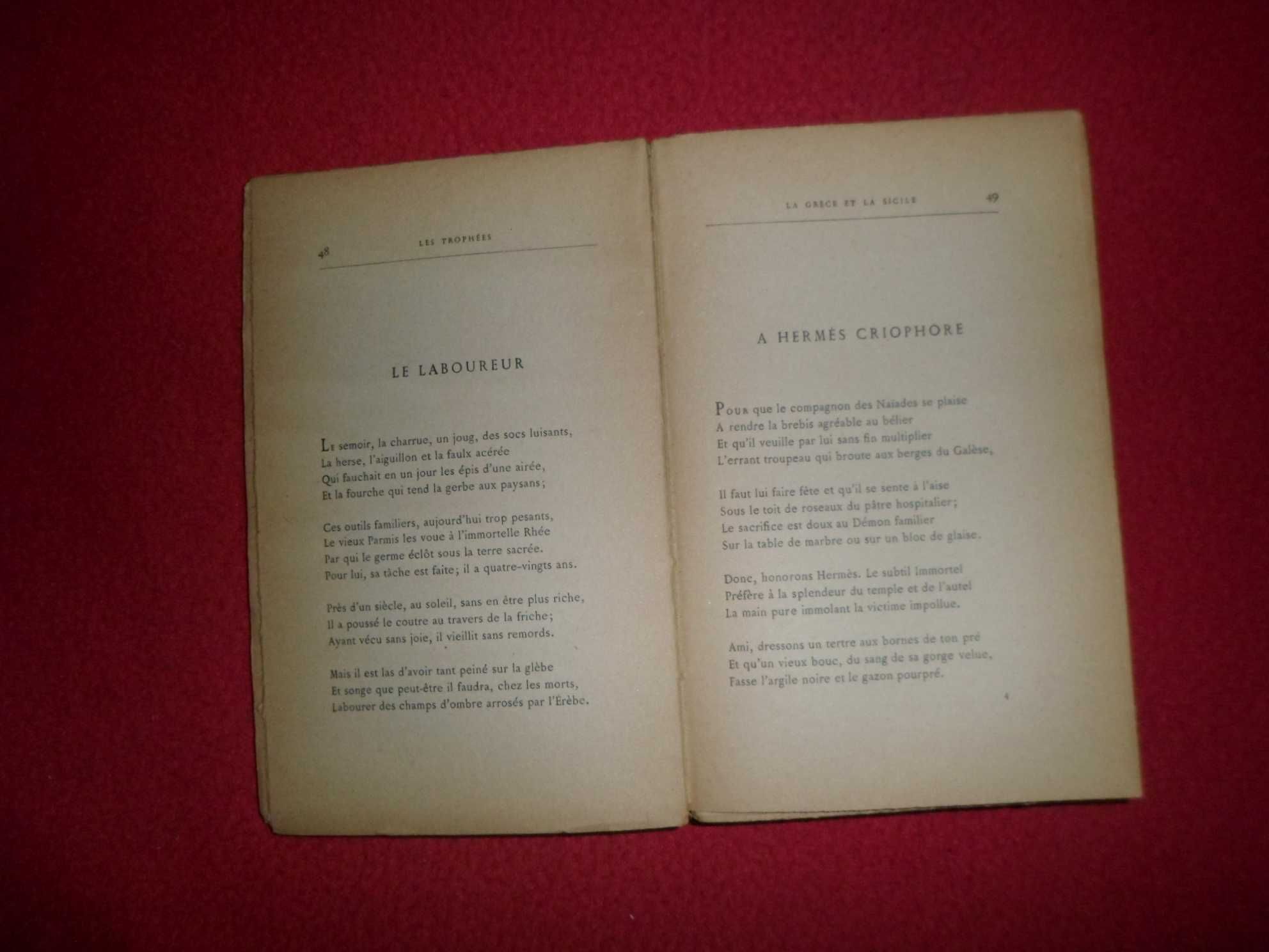 Jose-Maria de Heredia - Les Trophees [Trofea] poezja francuska [francu