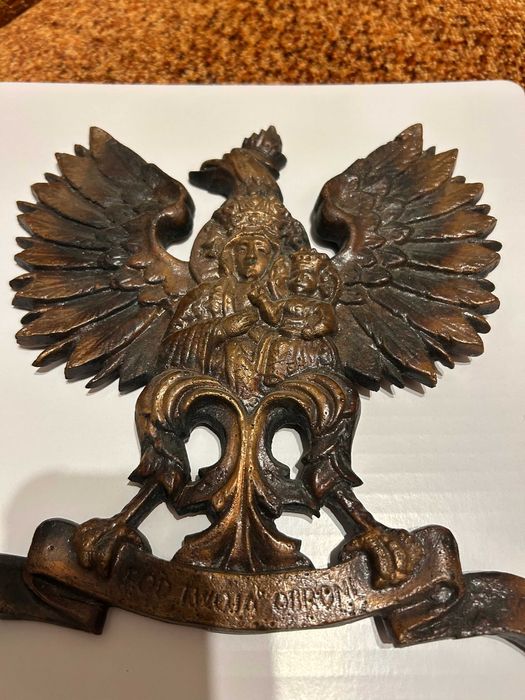 ryngraf orzeł mosiądz POD TWĄ OBRONĘ