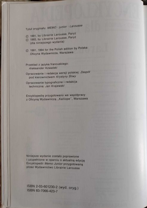 Encyklopedia dla młodzieży Larousse