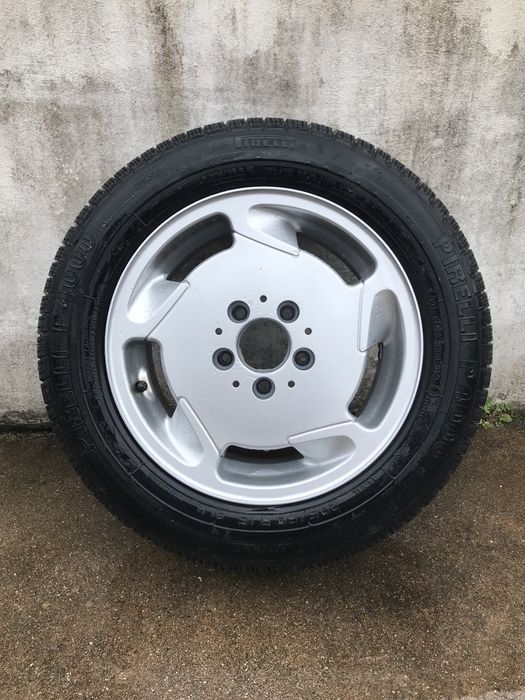1x Jante Mercedes 16 5x112 original com pneu novo