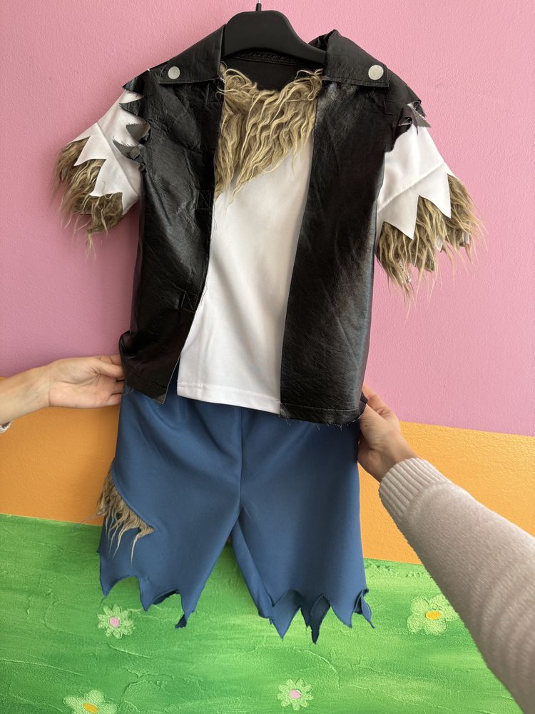 Wilkołak, strój karnawałowy, zwierzak, halloween, bal