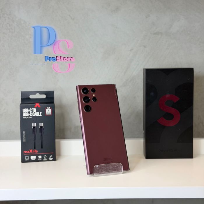 Samsung S22 Ultra 512GB Burgundy | Stan bdb | Gwarancja / FV-marża