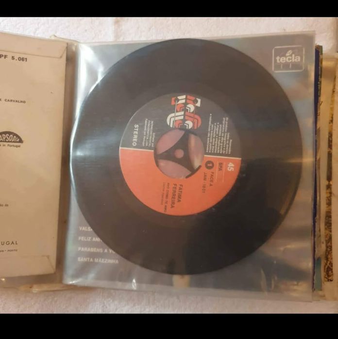 Discos Vinil pequenos Mala tenho mais
