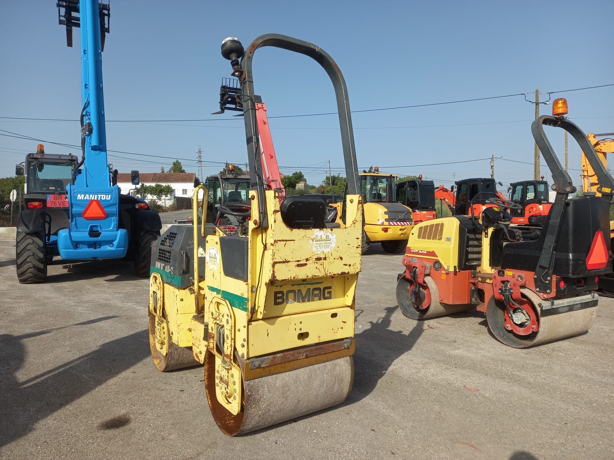 Cilindro compactador Bomag 80