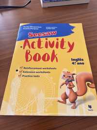 Livro actividades ingles 4.º Ano