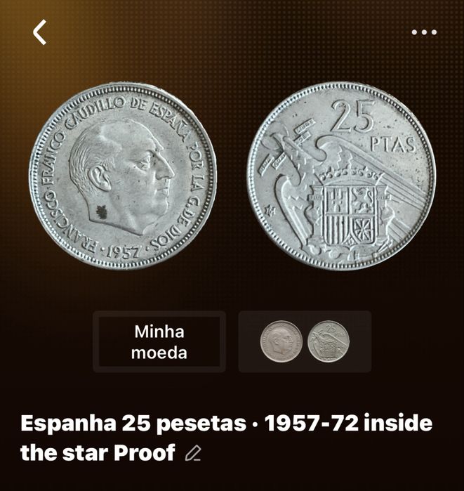 Moedas Espanholas
