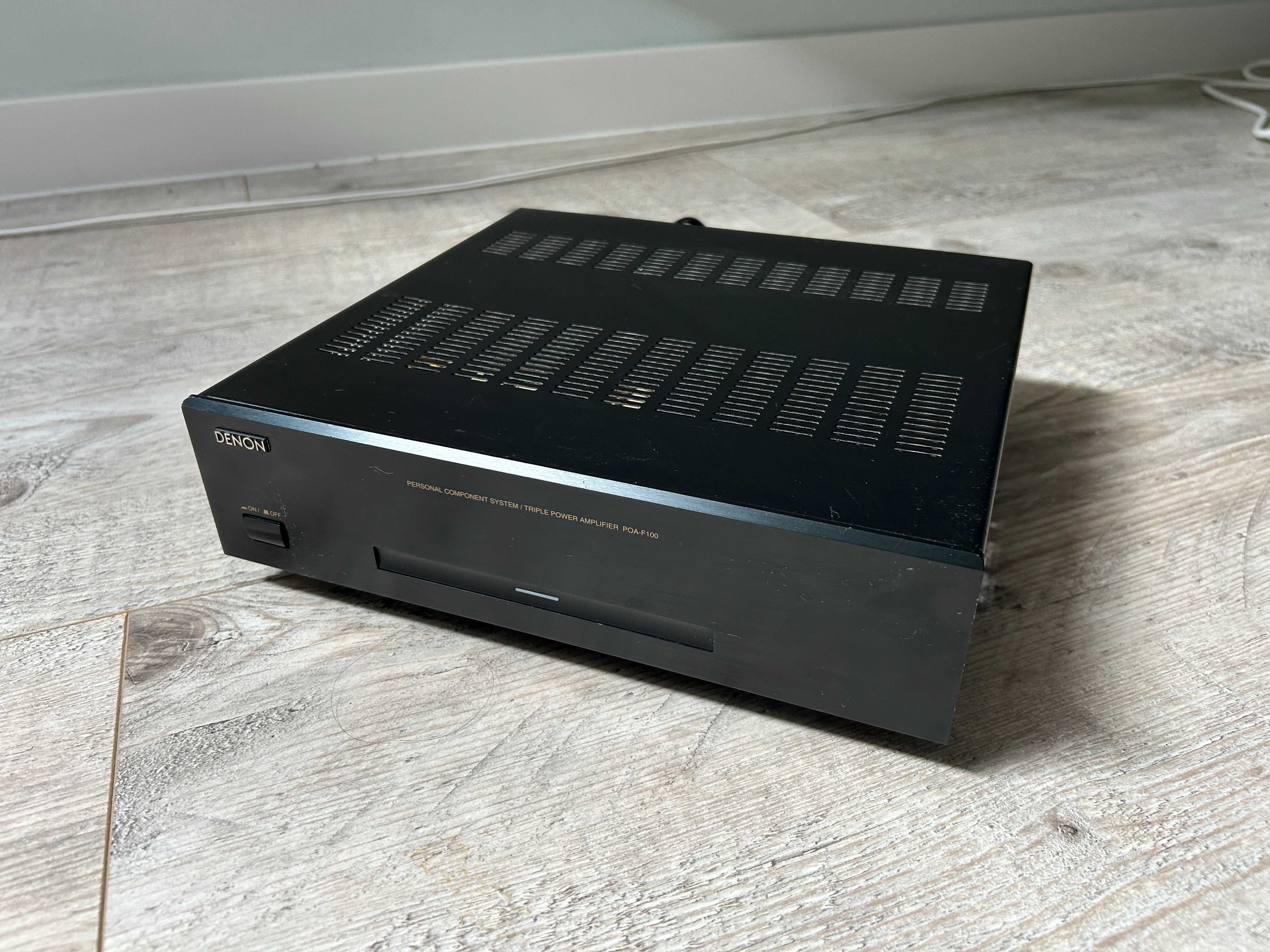 Amplituner Denon 5.1 F100: AVR-F100 + POA-F100 + pilot
