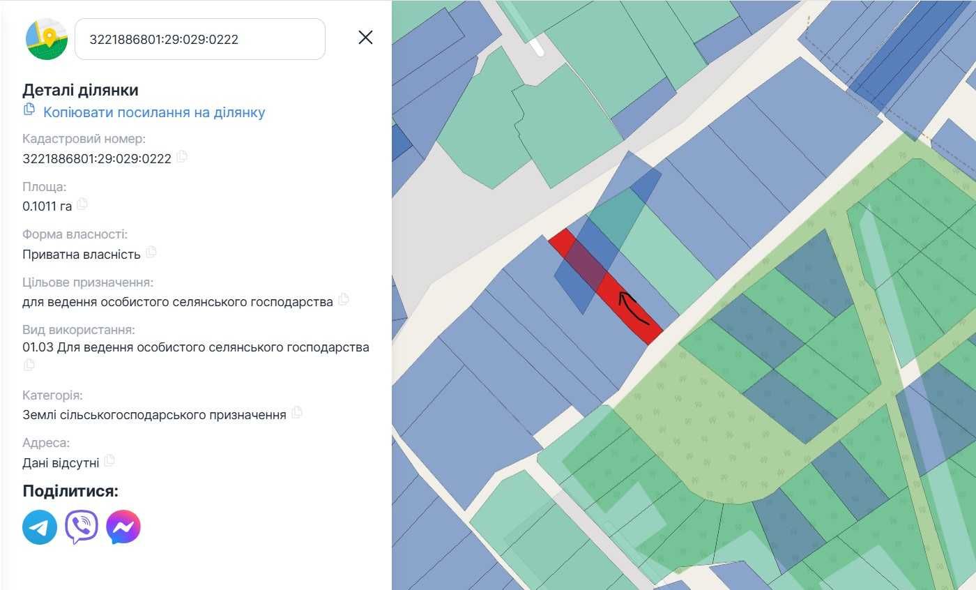 Земельна ділянка с.Пірново