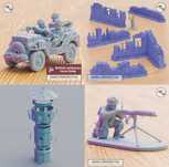 Projektowanie 3D, druk 3D, figurki, tereny, modele