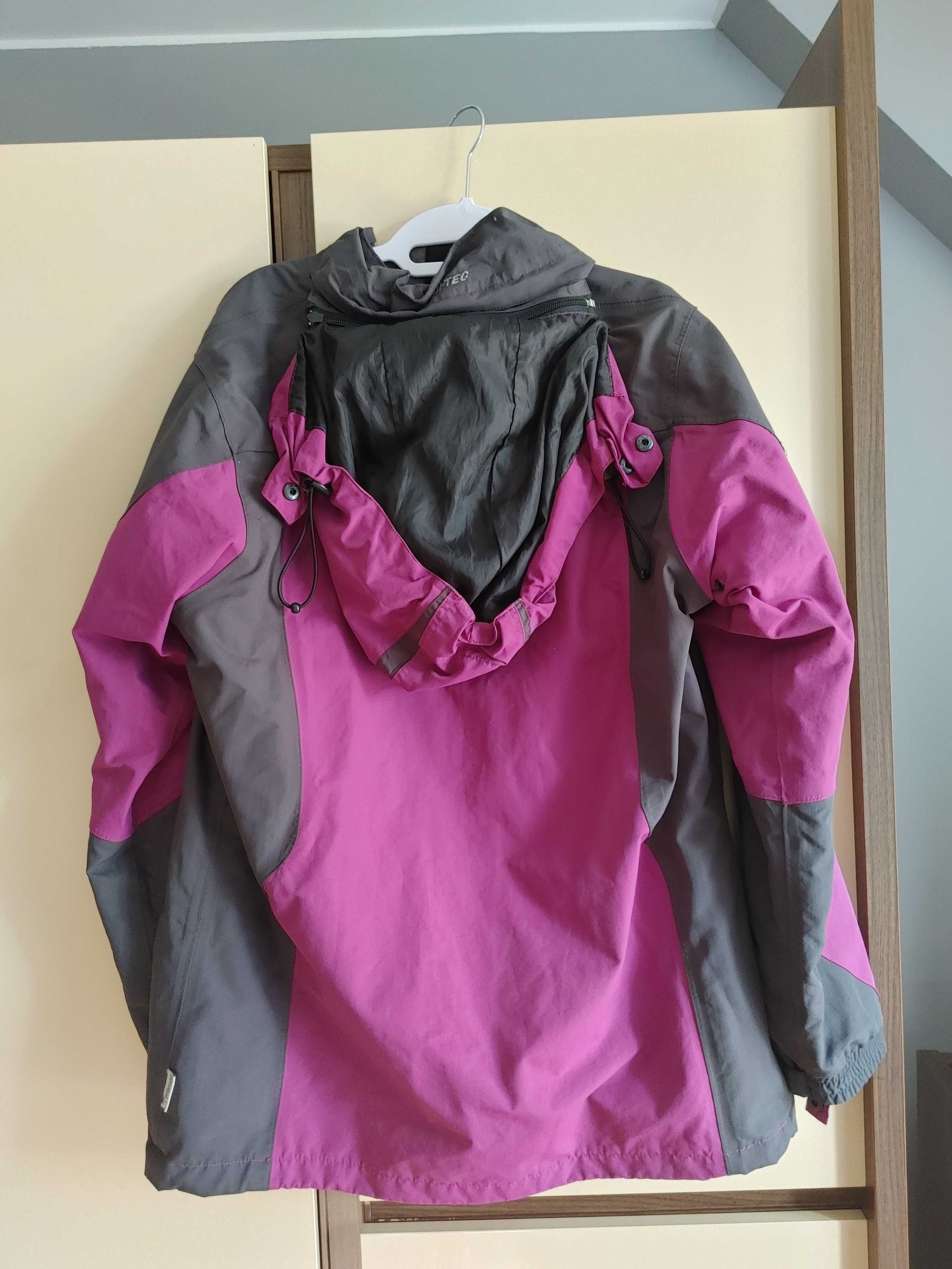 Kurtka Hi-Tec XL damska,na polarze odpinanym.