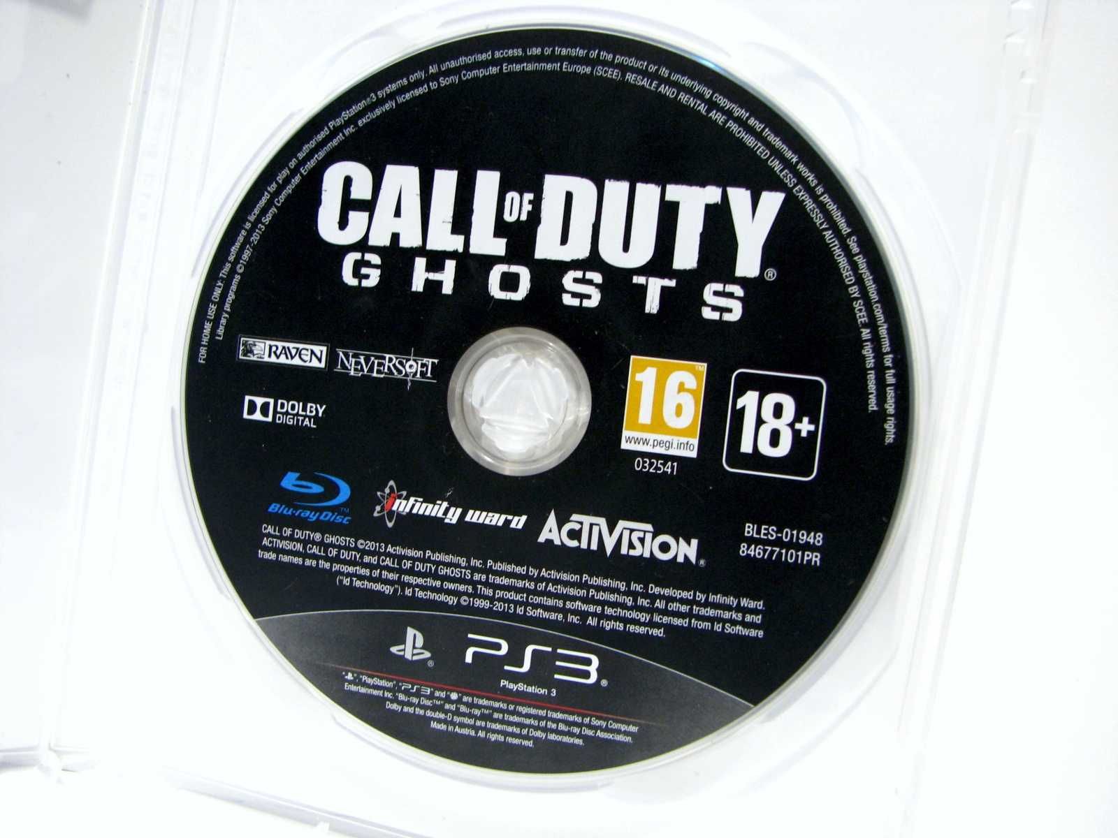 Gra PS3 Call of Duty Ghosts Stan Idealny Playstation 3 CoD Ghost