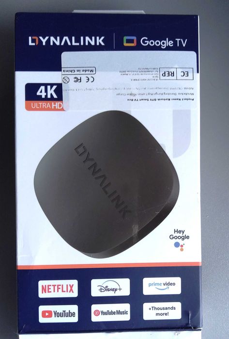 Kinhank Dynalink Google TV Box 4K UHD Smart TV Box