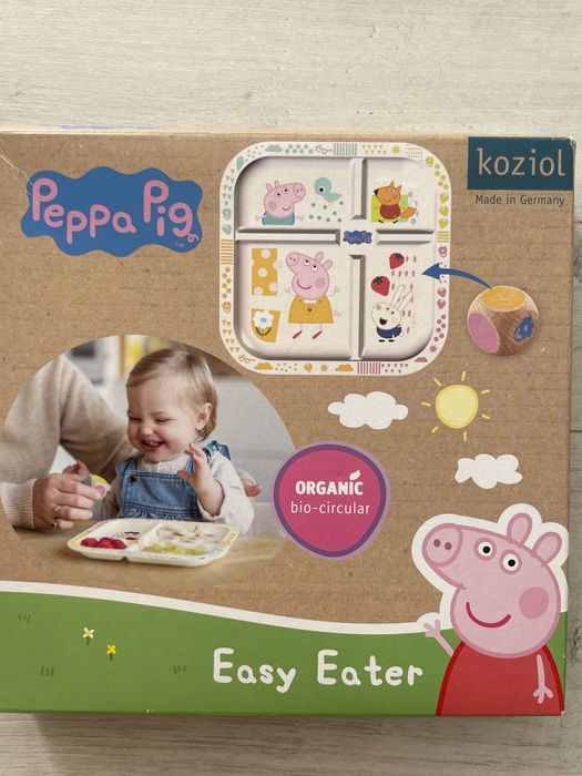 Nowy talerz z przegródkami + kostka