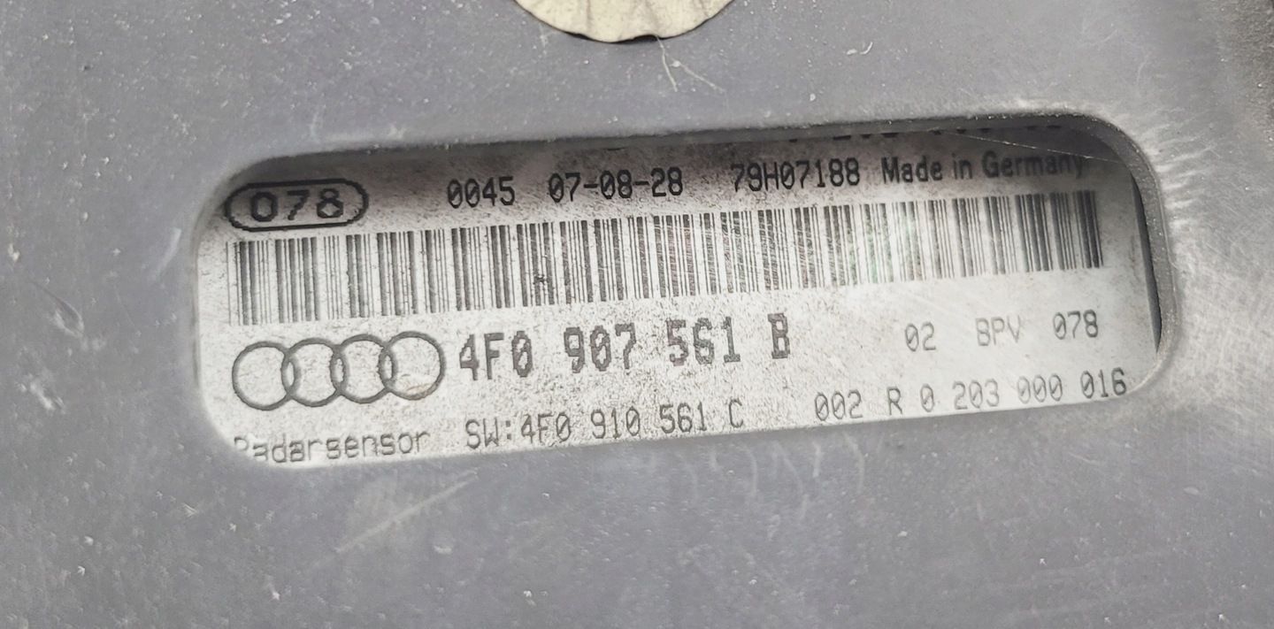 AUDI A6 C6 S6 RADAR DISTRONIC SENSOR STEROWNIK ACC 4F0907561B