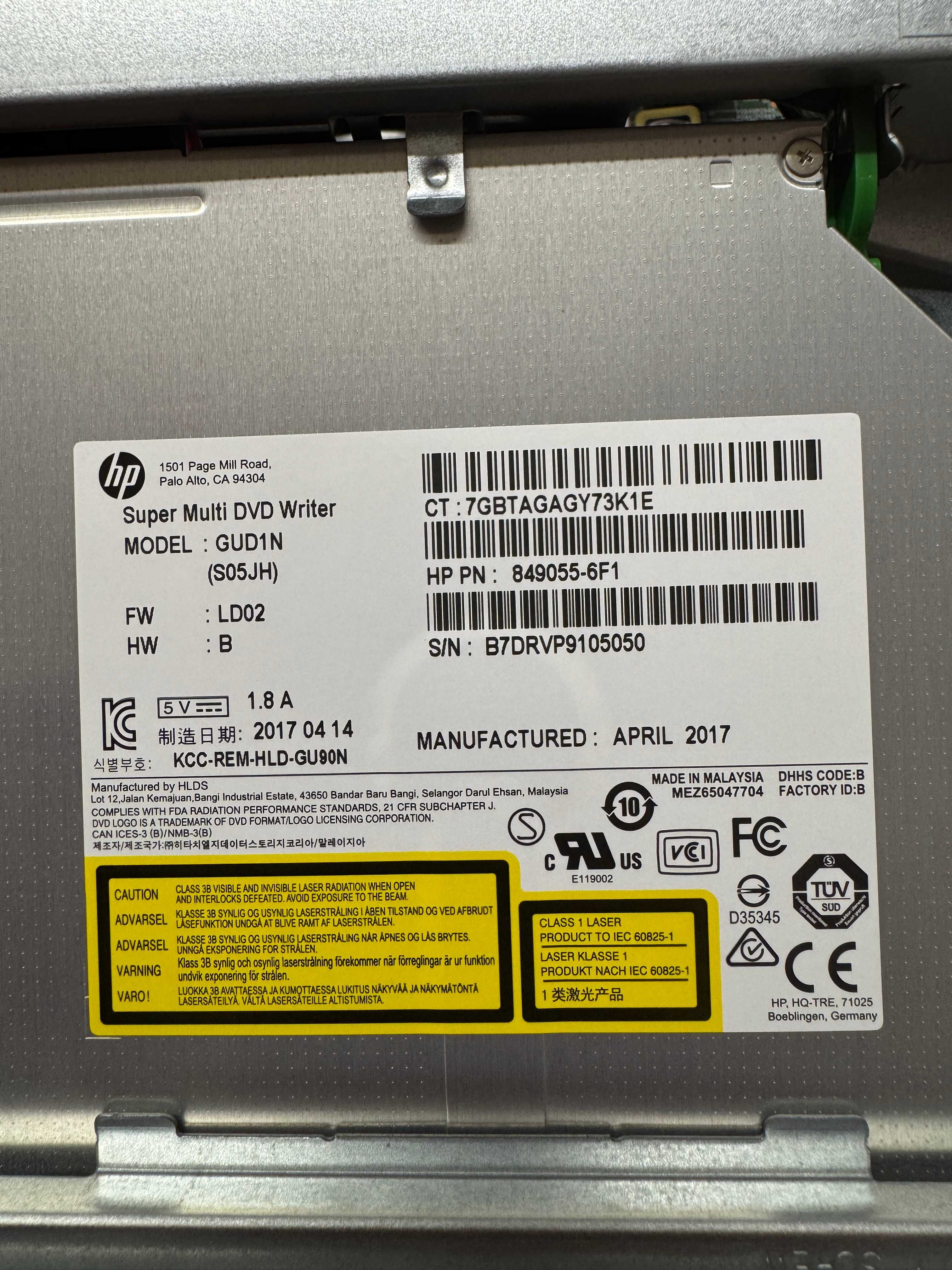 HP Elitedesk 800G2 SFF i5, 32GB, 256GB SSD, 500 GB HDD, Win11 Prof
