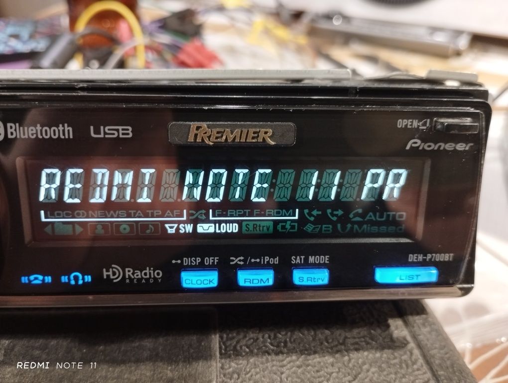 Radio samochodowe Pioneer Premier DEH-P700BT + pilot