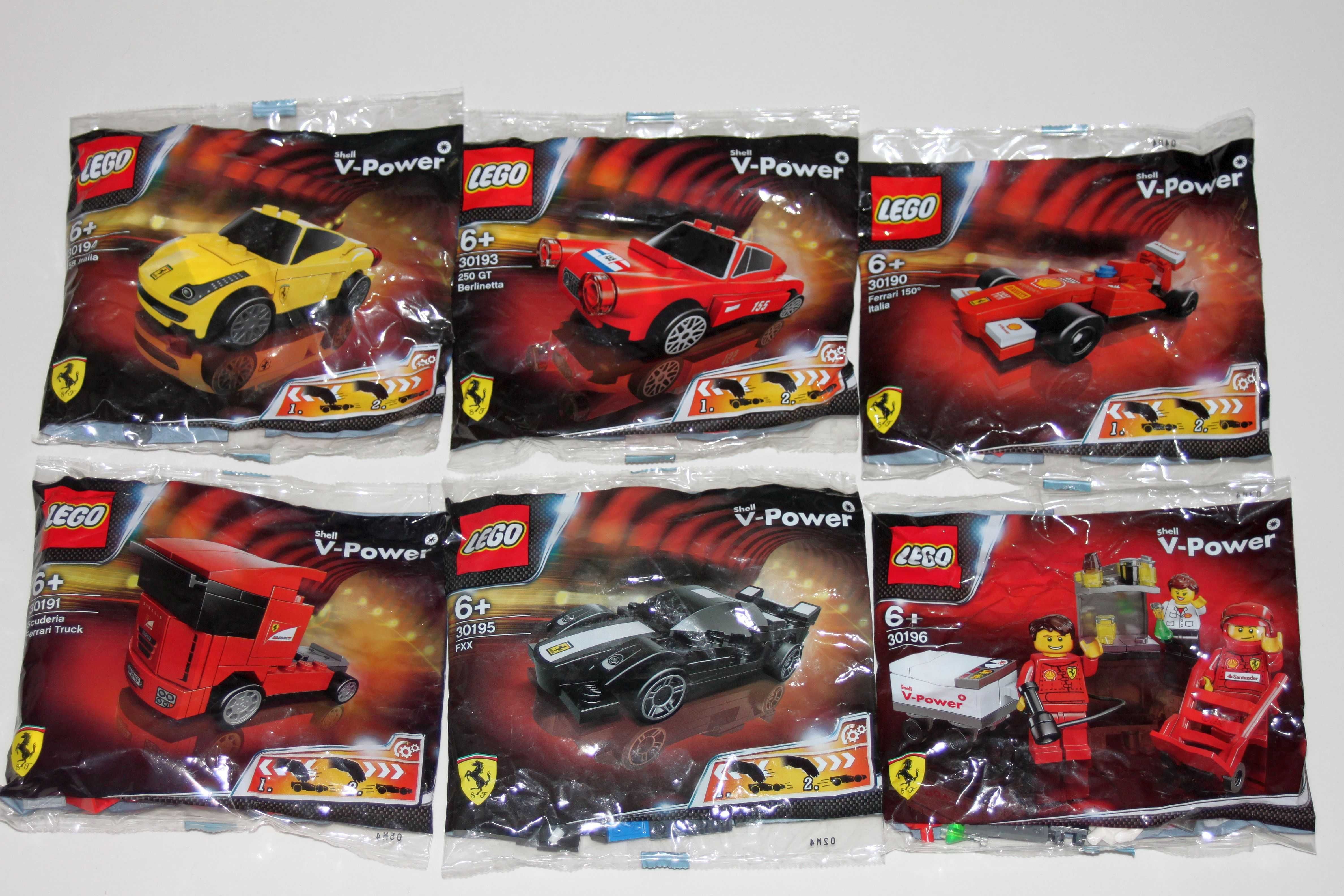 LEGO SHELL V-POWER 6 polibag/ferrari/oryginał/2012r
