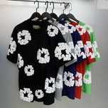 T-shirt denim tears