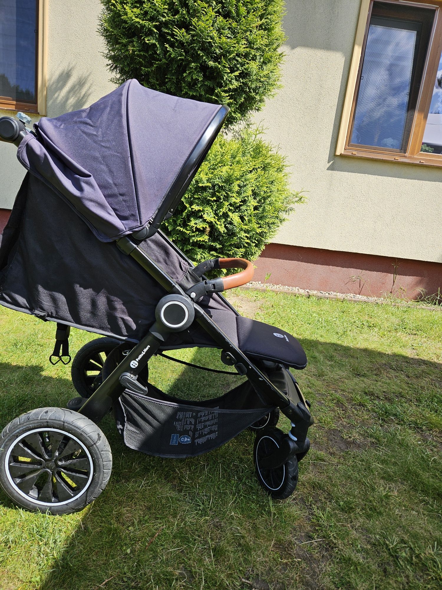 Wózek spacerowy Petite&Mars Air+ Oak Antracithe Blue