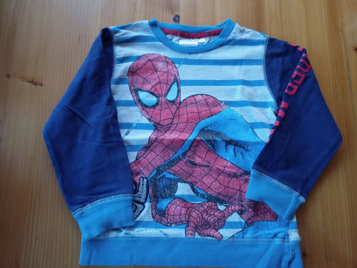 104 Smyk Spiderman Marvel bluza bluzka koszulka chłopiec długi rękaw