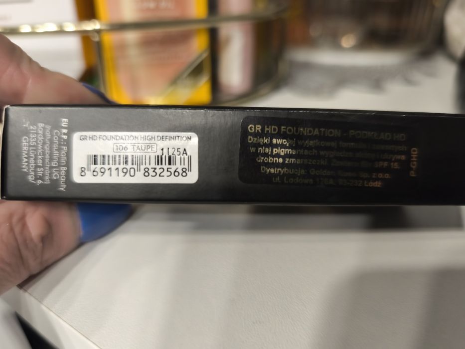 Podkład Golden rose HD Foundacion 106 Taupe