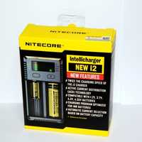 ОРИГИНАЛ Nitecore i2 зарядное устройство на 2 аккума NEW 18650 2*500мА