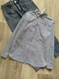 Tommy Hilfiger женская базовая рубашка, блузка, рубашка в полоску