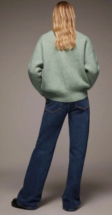 Kardigan oversize z wełną Zara