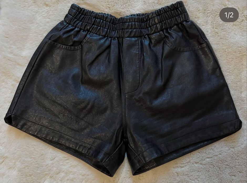 Шорты, еко-кожа, хорошее состояние, размер S/M