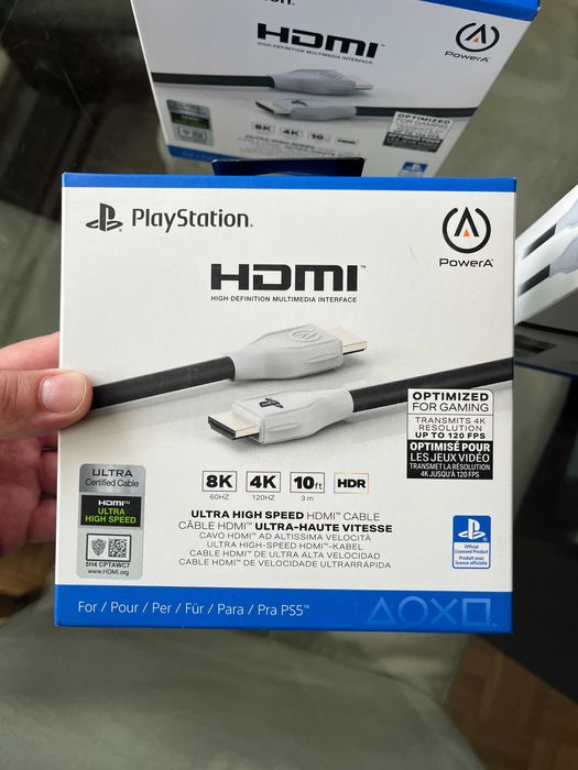 Kabel do konsoli PS5 HDM 8K 4K PowerA Nowy Oryginalny