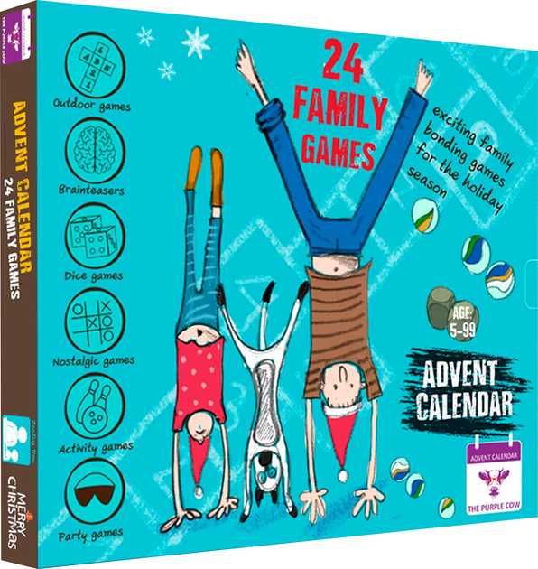 Адвент Календар зворотнього відліку JoyBand 24 сімейні гри