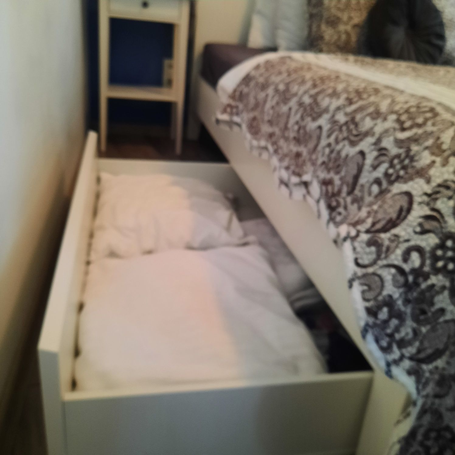 Ikea łóżko MALM z szufladami i materacem 160x200