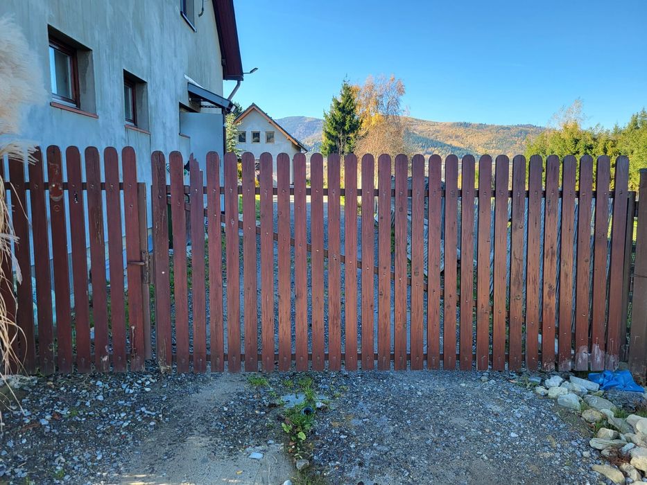 Brama z furtką używana.