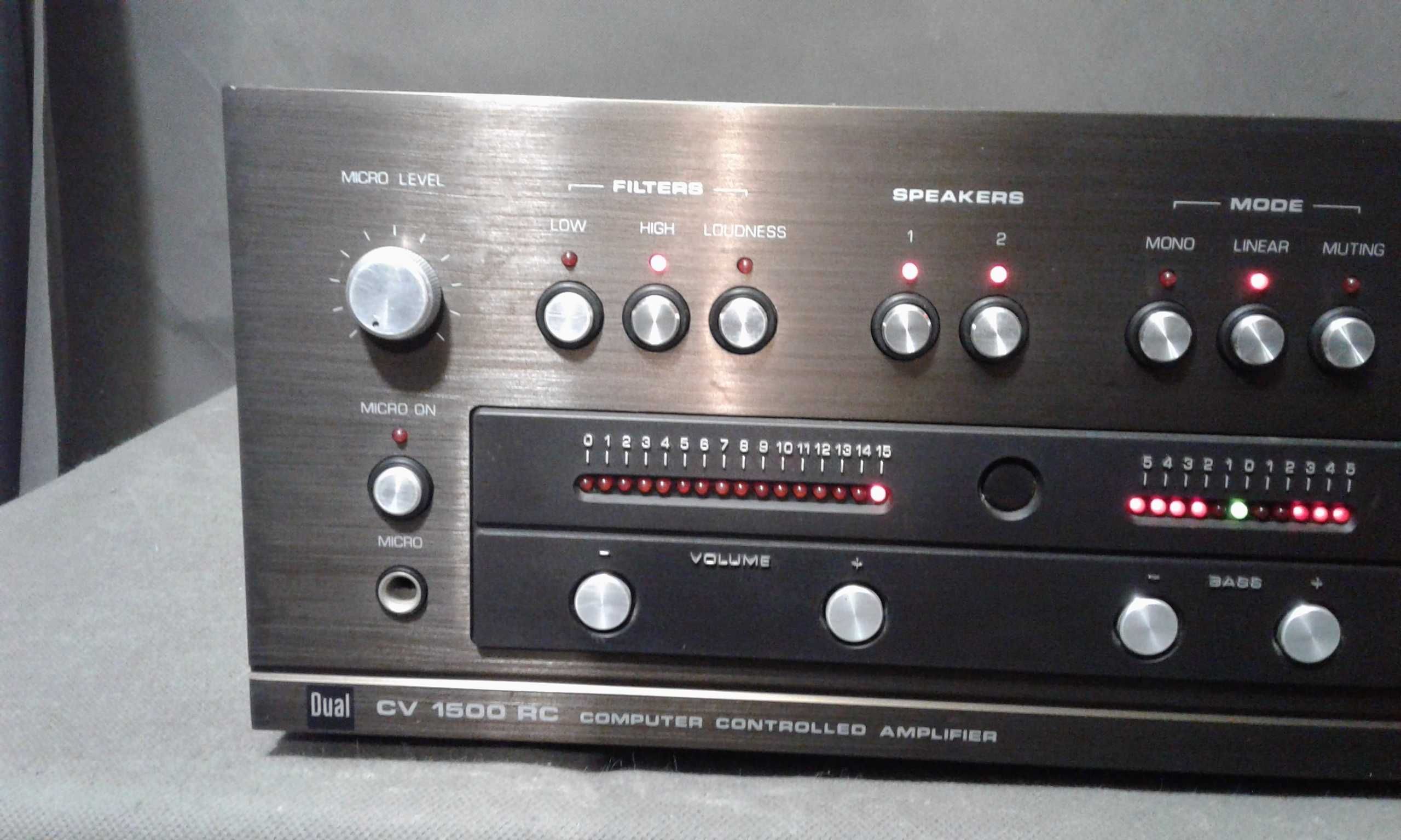 DUAL CV-1500RC,wzmacniacz stereo vintage
