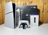 Playstation 5 slim, Dual sense зарядка та аккаунт з підпискою та ігри