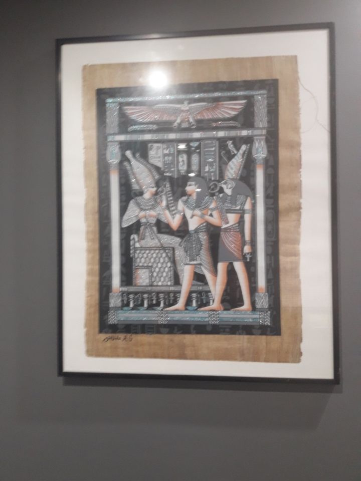 Papirus egipski dekoracje komplet